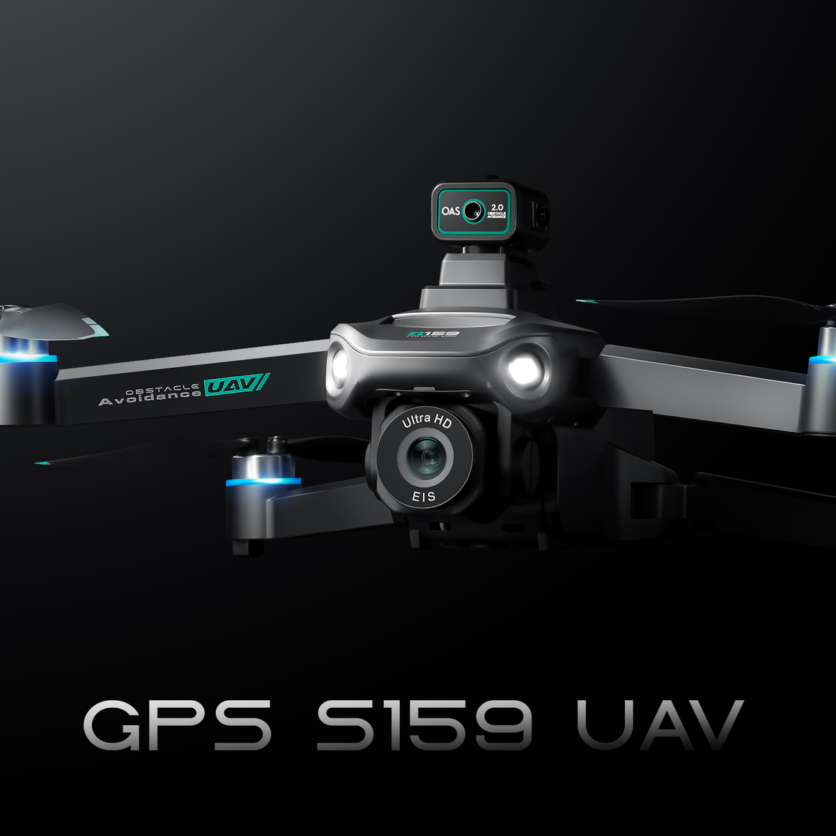 S159 GPS RC Drone 5G 8K HD Aerial Photography Dual-Camera Omnidirectional Obstacle Avoidance Drone with Screen M1523