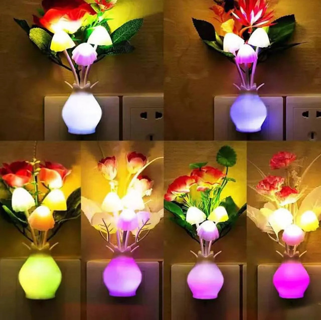 LED Mushroom Lamp M1390