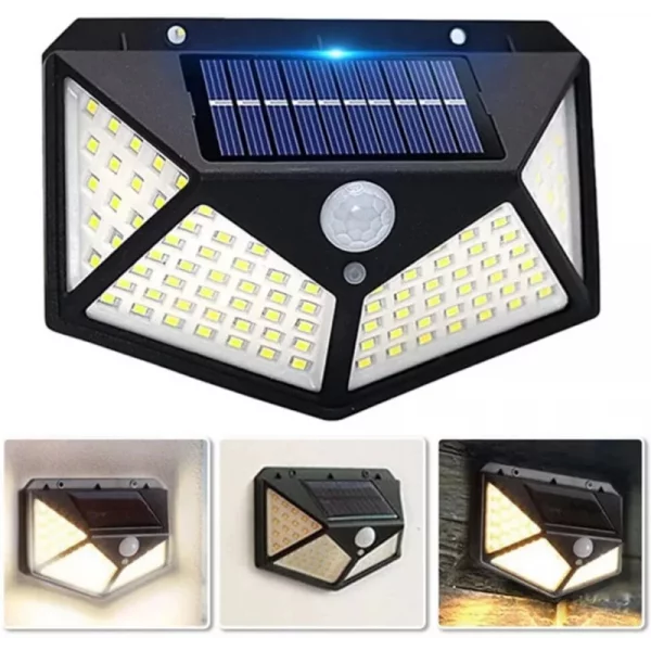 100 LED Motion Sensor Solar Light M1629