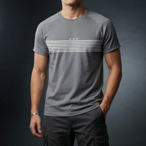 Stylish Comfortable sports T-Shirt(Ash) DSB4660
