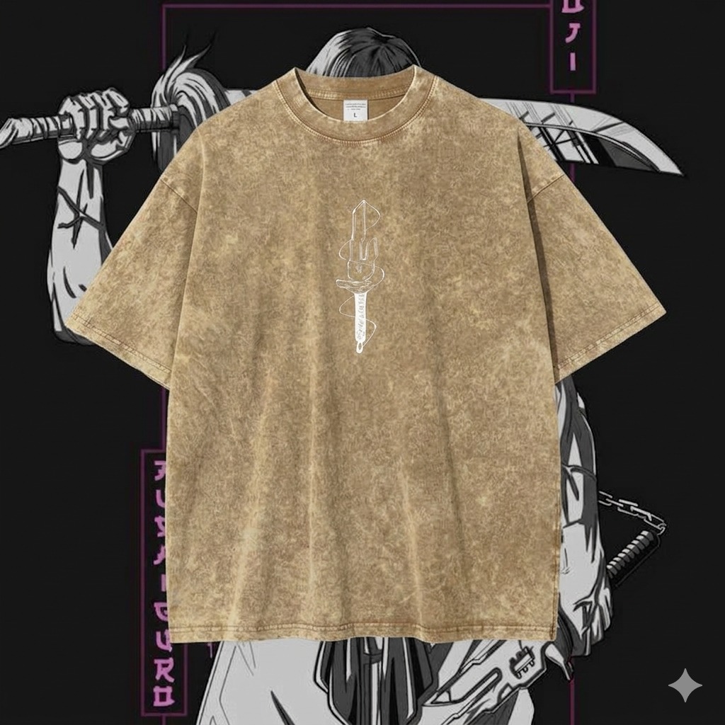 Acid Wash Drop Shoulder SB29067