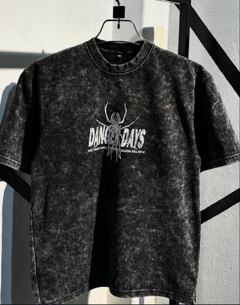Acid Wash Drop Shoulder 27522
