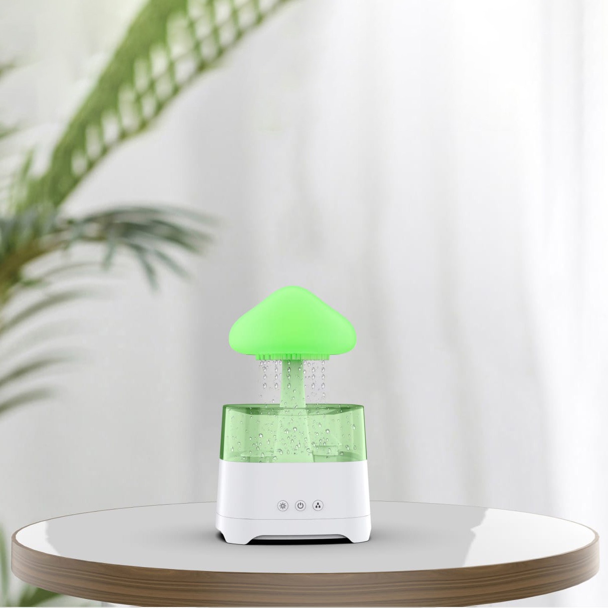 5 IN 1 Bluetooth Speaker Rain Cloud Humidifier, switchable 7 colors, 450ml capacity super quiet, intelligent anti-dry function DSB5868