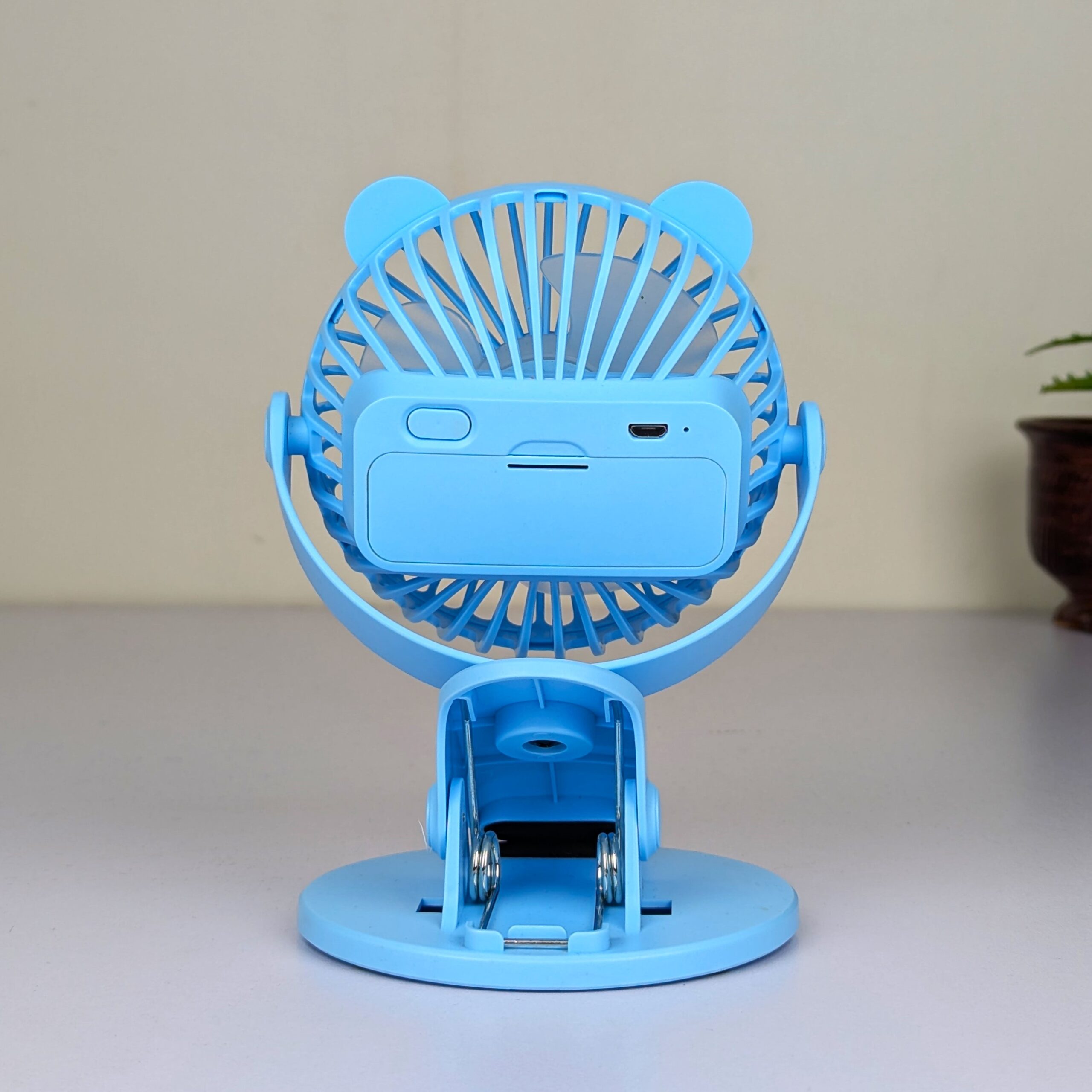 USB Table Fan Mini Wind Power Handheld Clip Fan Desktop Convenient Portable Student Cute Small Cooling Ventilador 360 Rotation DSB4651