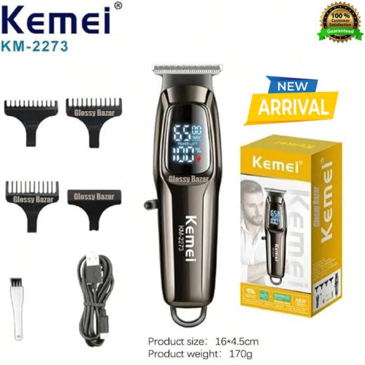 KEMEI KM- Trimmer LED Display Home Haircut 1800mah Lithium Battery DUS408