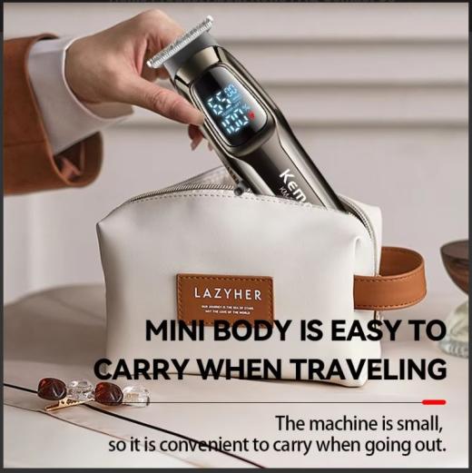 KEMEI KM- Trimmer LED Display Home Haircut 1800mah Lithium Battery DUS408