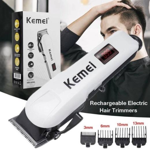 Kemei KM-809A Rechargeable Professional Electric Hair Clipper Electric Hair Trimmer , Razor Runtime: 120 min Trimmer DUS580
