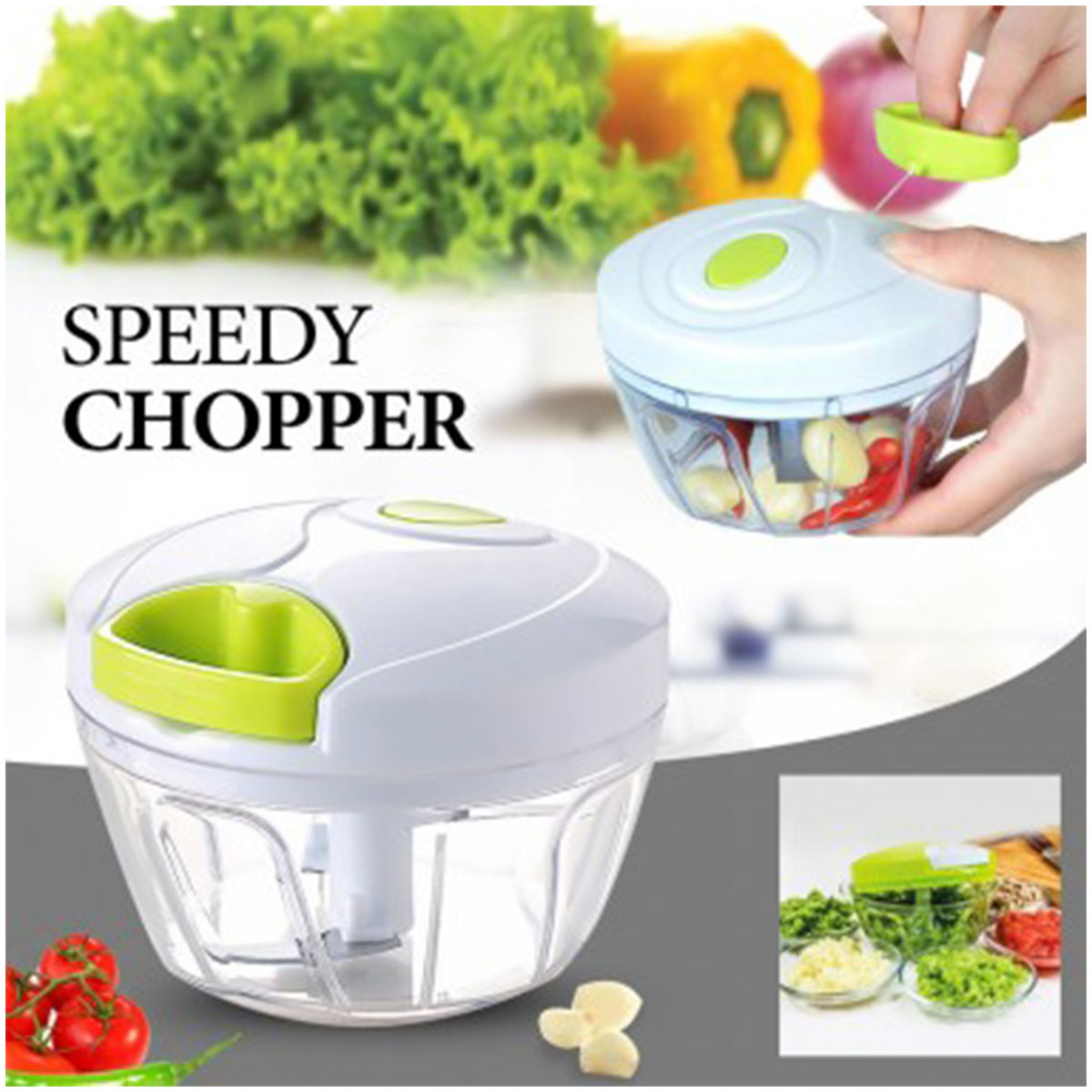 Genius Nicer Dicer Plus Vegetable & Fruit Chopper Speedy Chopper M1500