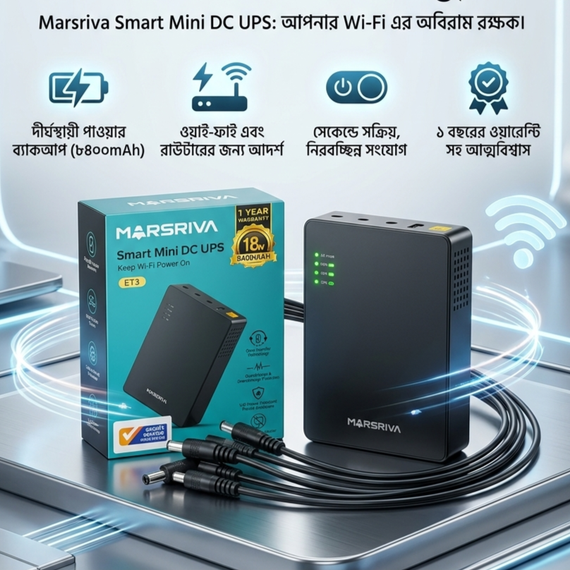 Marsriva SMART MINI DC UPS – ET3 DSB3092