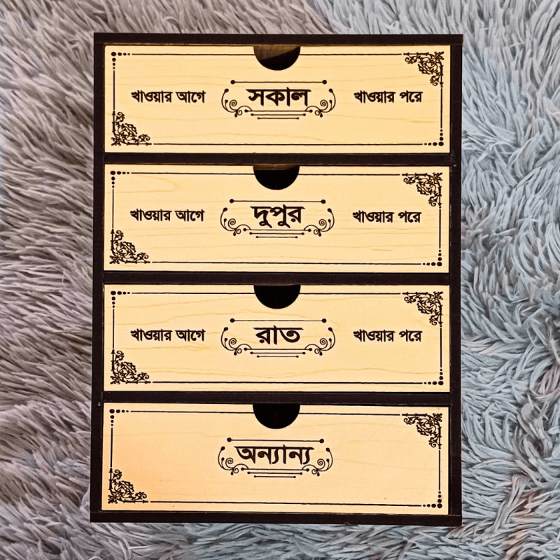 Medicine Storage Box 4 layer M1402