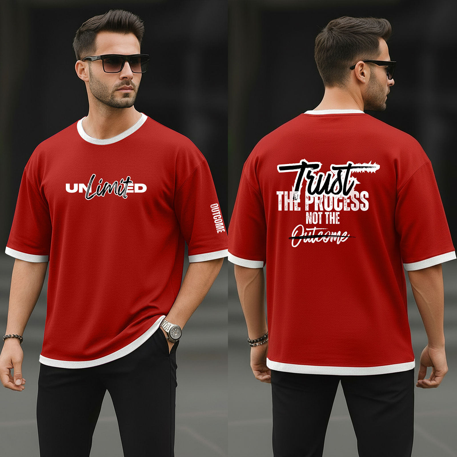 Premium Streetwear Drop Shoulder T-shirt for Men DSB13124
